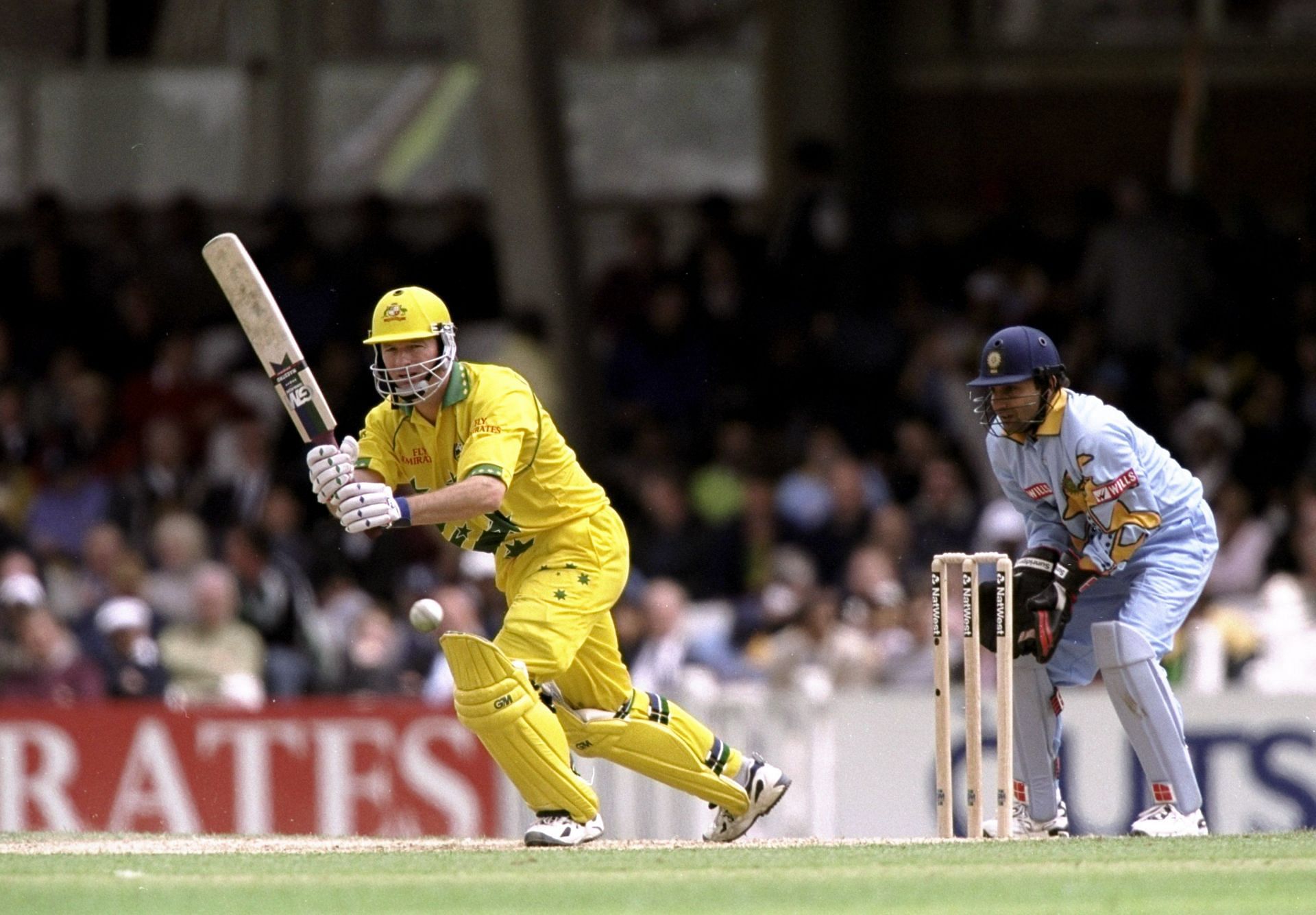 Steve Waugh had an impact with the bat